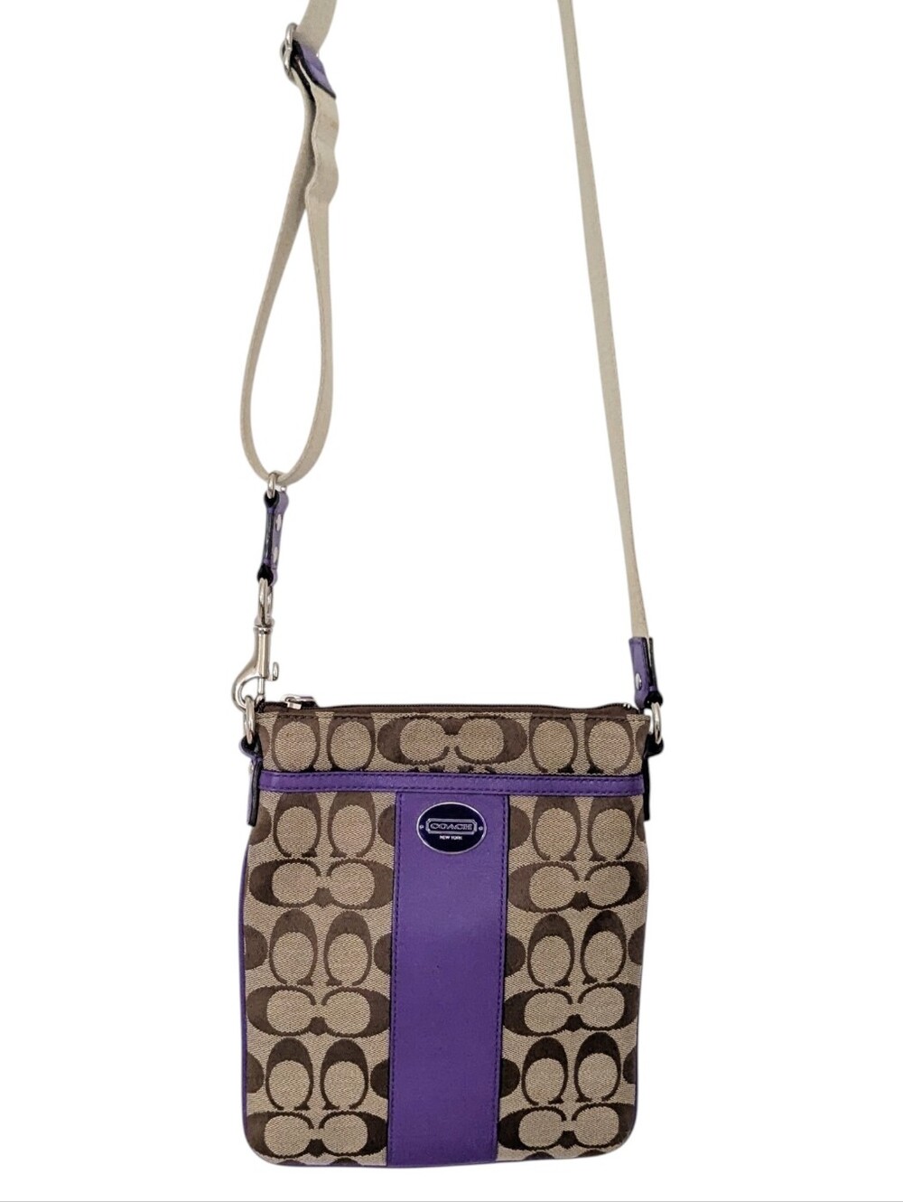 Coach Signature Logo Canvas Crossbody